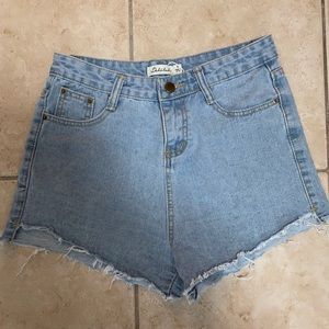 High Waisted Mom Style Shorts